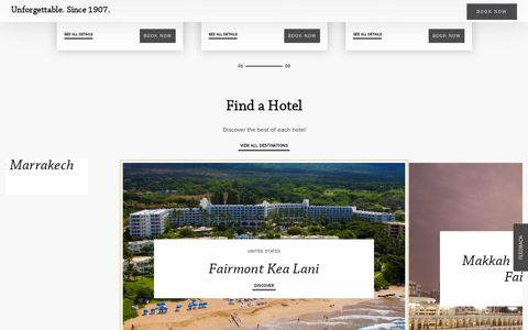 Fairmont Hotels and Resorts - Luxury 5 star hotels and suites