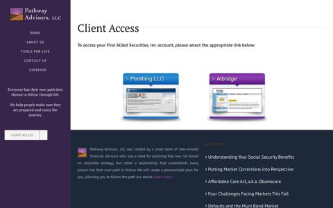 Client Access – Pathway Advisors