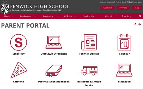 Parent Portal | Fenwick High School