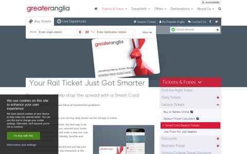 Smart Season Tickets - Greater Anglia Smart Card | Greater ...
