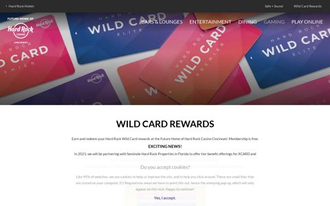 Wild Card Rewards - Hard Rock Casino Cincinnati
