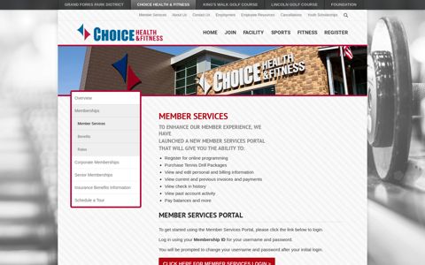 Member Services - Choice Health & Fitness | Grand Forks, ND