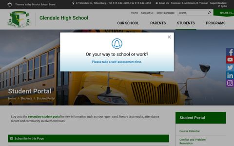 Student Portal - Glendale High School