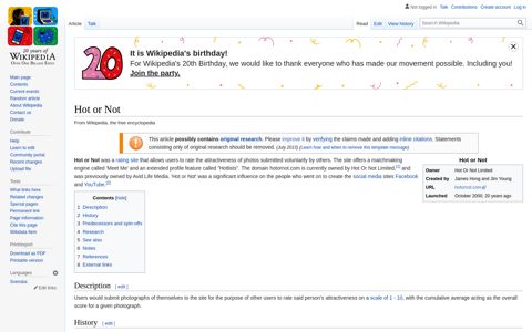 Hot or Not - Wikipedia
