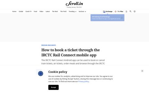 How to book a ticket through the IRCTC Rail Connect mobile ...