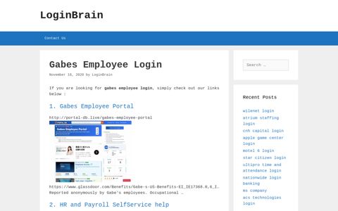 Gabes Employee Gabes Employee Portal - LoginBrain