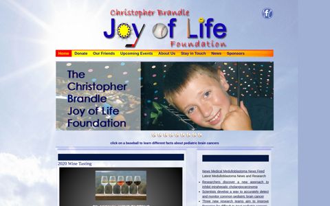 Christopher Brandle Joy of Life Foundation
