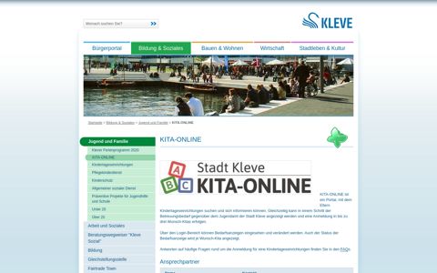 KITA-ONLINE | Stadt Kleve