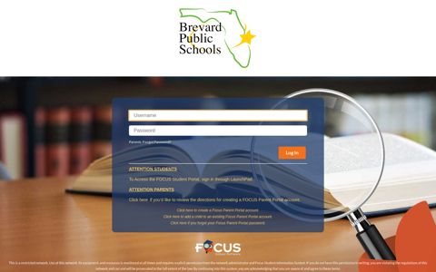 Access the Focus Parent Portal - Brevard Public Schools