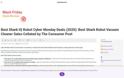Best Shark IQ Robot Cyber Monday Deals (2020): Best Shark ...