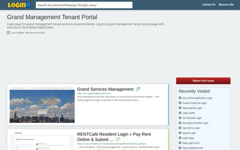Grand Management Tenant Portal - Loginii.com