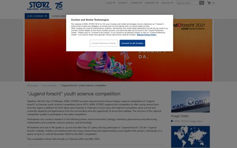 "Jugend forscht" youth science competition | KARL STORZ ...