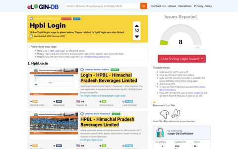 Hpbl Login - A database full of login pages from all over the ...