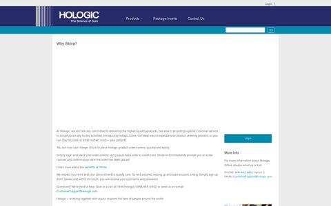 Hologic iStore | Hologic