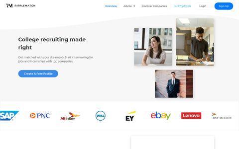 RippleMatch | Jobs and Internships for College and Early ...