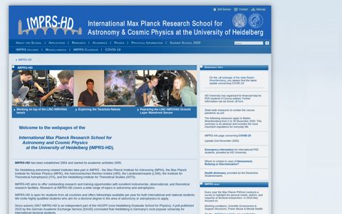 IMPRS HD | International Max Planck Research School for ...
