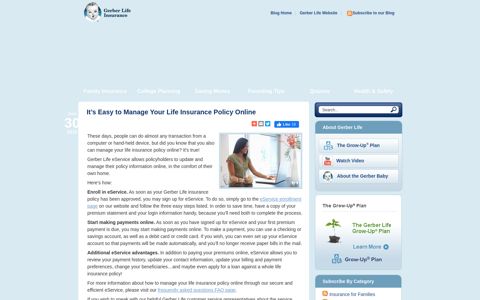 Manage Your Life Insurance Policy Online | Gerber Life ...