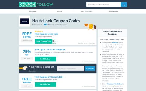 Hautelook.com Coupon Codes 2020 (75% discount ...