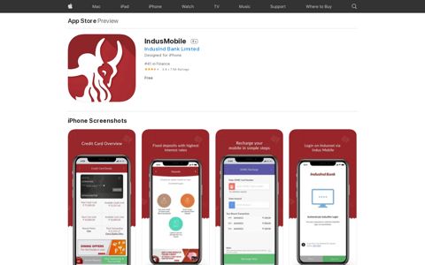 IndusInd Bank Limited - App Store - Apple