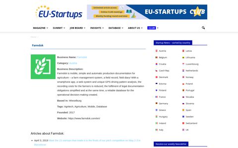 Farmdok | EU-Startups