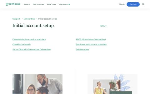 Greenhouse Onboarding – Greenhouse support