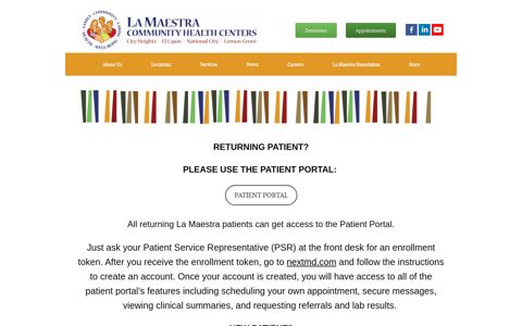 Schedule an Appointment – LA MAESTRA COMMUNITY ...