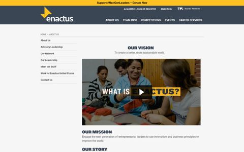 Enactus United States - About Us