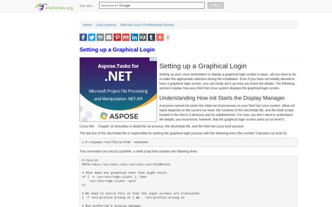 Setting up a Graphical Login :: Chapter 9: GUI Desktops :: Part ...