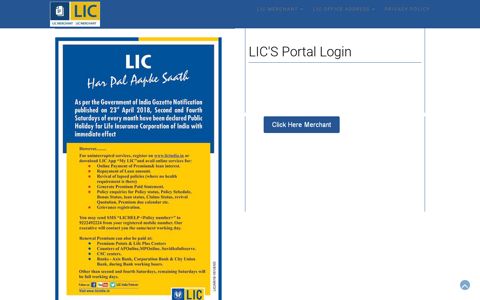 Lic Merchant, Lic Merchant Portal, Lic Merchant Login, Lic ...