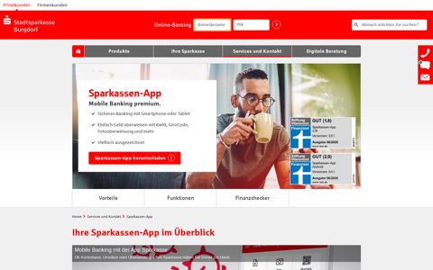 Sparkassen-App | Stadtsparkasse Burgdorf