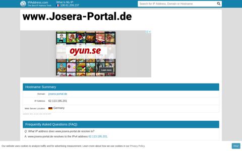 ▷ www.Josera-Portal.de : Josera - Impressum | Josera Portal