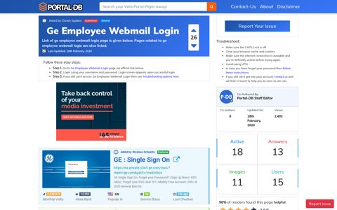 Ge Employee Webmail Login - Portal-DB.live
