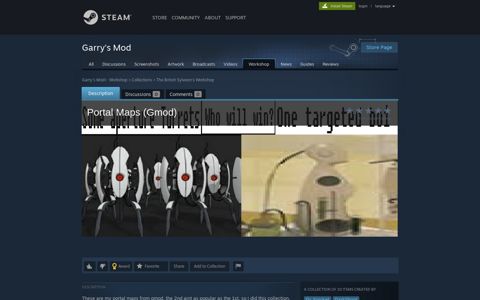 Steam Workshop::Portal Maps (Gmod)