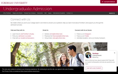 Undergraduate Admission | Fordham