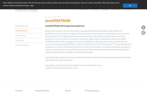 JavaSPEKTRUM - Sigs Datacom