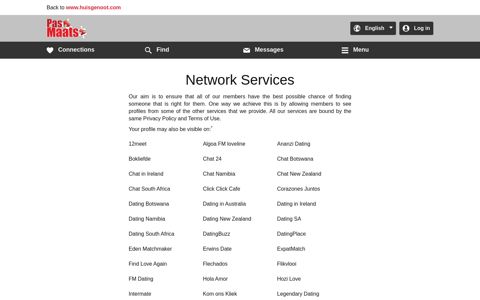 Network Services - Pasmaats