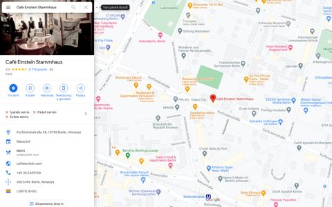 Café Einstein Stammhaus - Google Maps