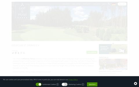 Golfclub St. Dionys - Golf Breaks in Germany | Golf & Hotel