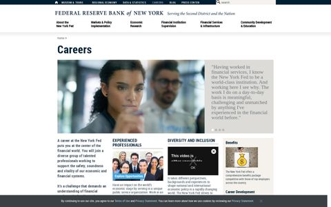 Careers - Federal Reserve Bank of New York