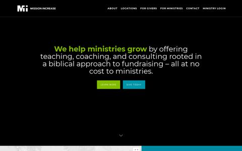 Mission Increase | We Help Ministries Grow Mission Increase