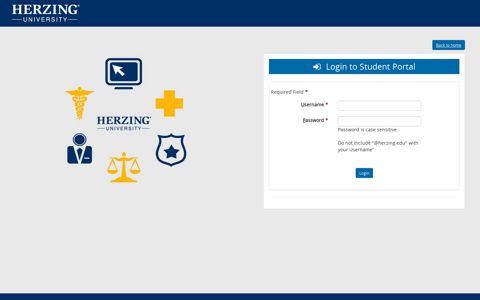 Login to Student Portal - Herzing University Portal