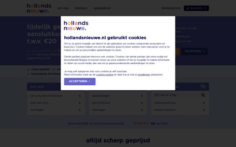 hollandsnieuwe | Telefoon en Sim Only abonnementen