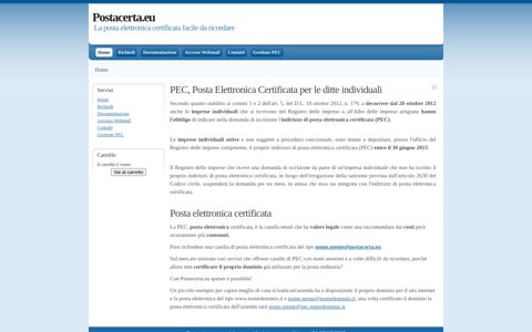 Posta elettronica certificata, PEC, facile per tutti