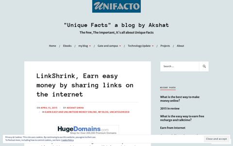 LinkShrink, Earn easy money by sharing links on the internet ...