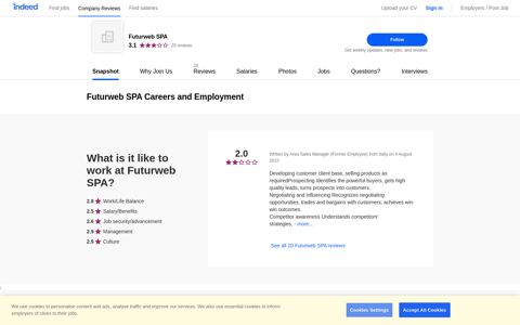 Futurweb SPA Careers and Employment | Indeed.co.uk