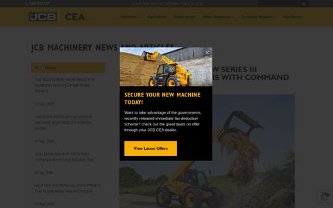JCB CEA LAUNCHES NEW SERIES III LOADALL ...