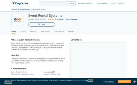 Event Rental Systems Reviews and Pricing - 2020 - Capterra