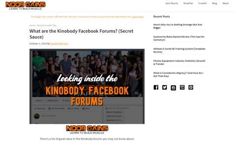 What are the Kinobody Facebook Forums? (Secret Sauce ...