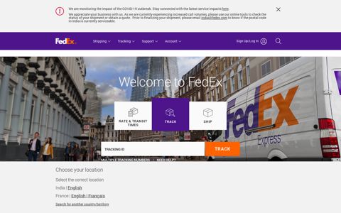 Express Delivery, Courier & Shipping Services | India - FedEx