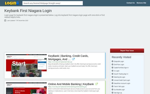 Keybank First Niagara Login - Loginii.com